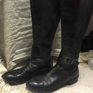 Via Spiga pull on calf length boots